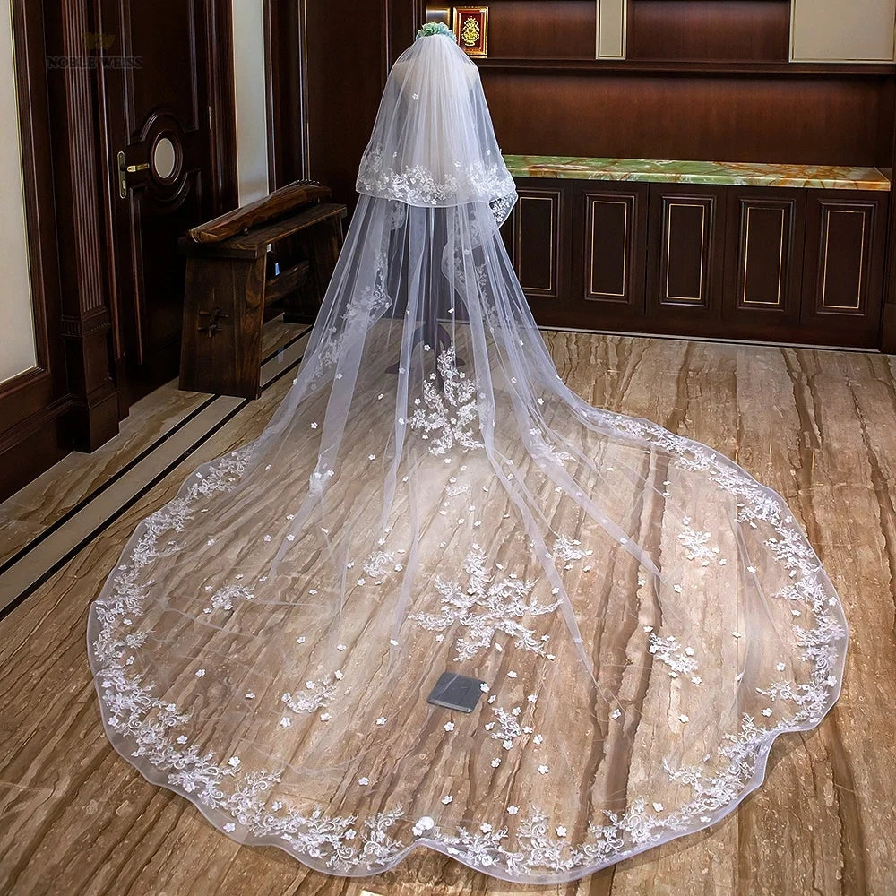 2 tier cathedral veil