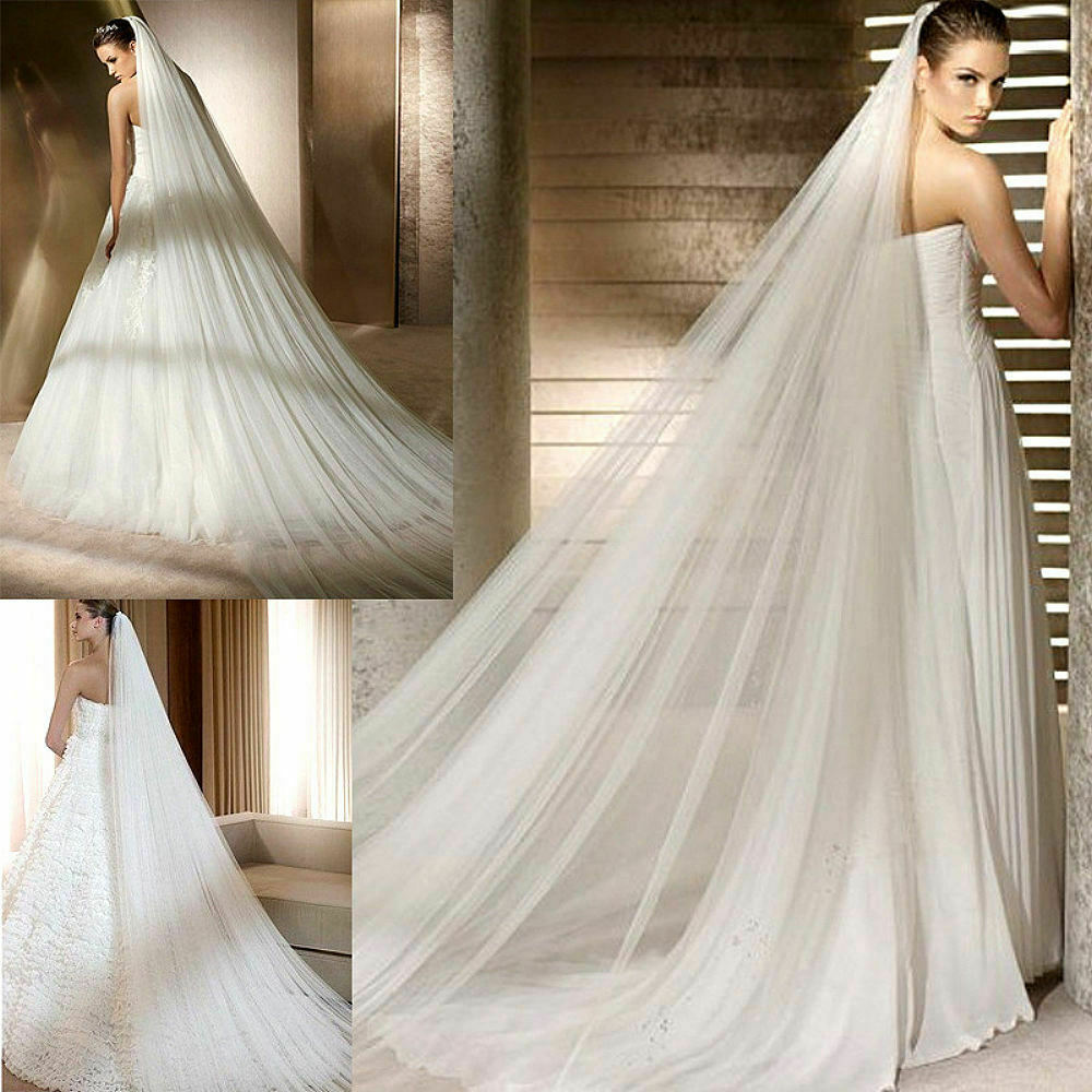 Soft tulle veil