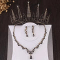 Black tiara set