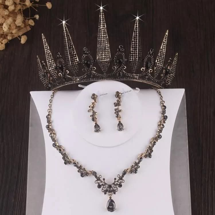 Black tiara set