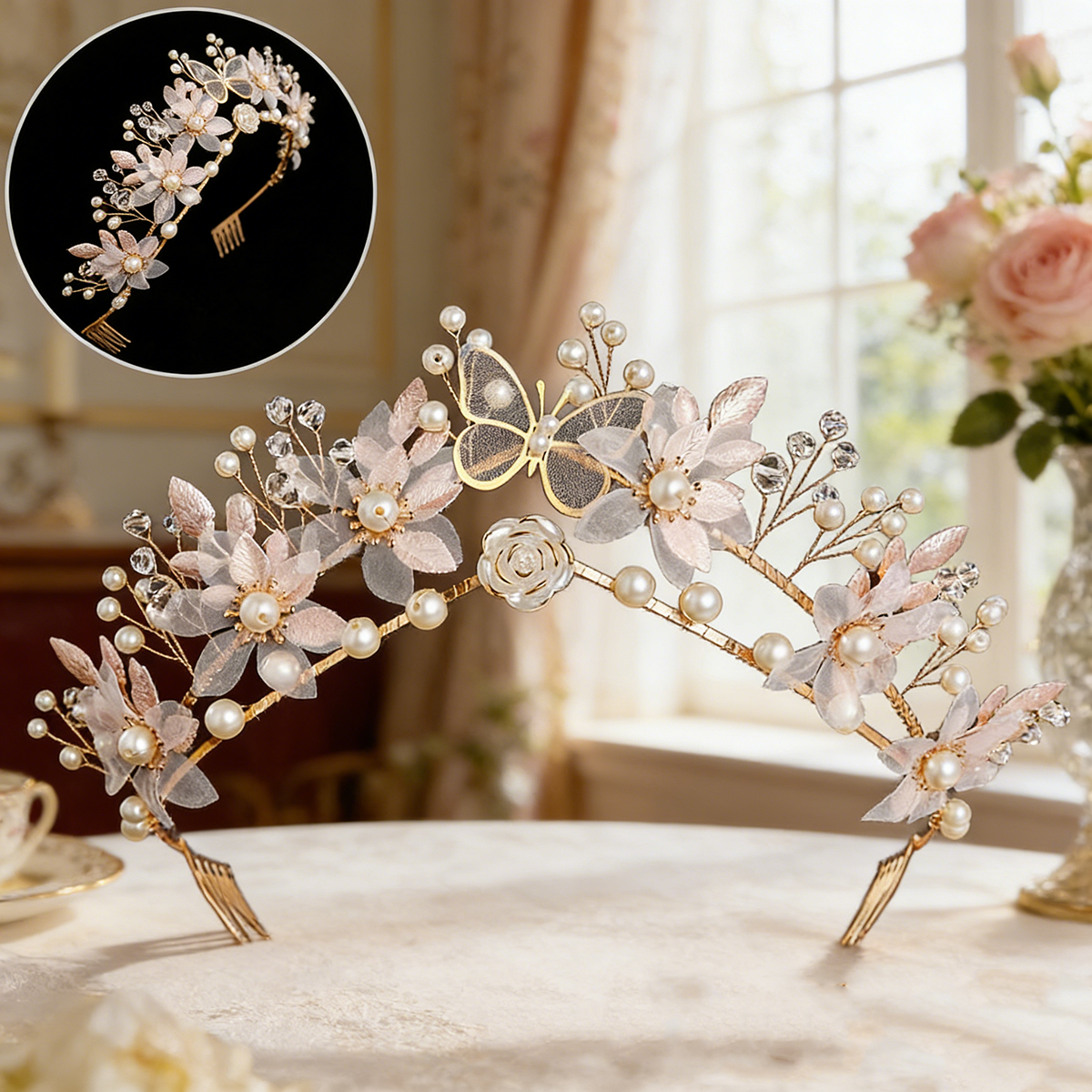 Floral headband