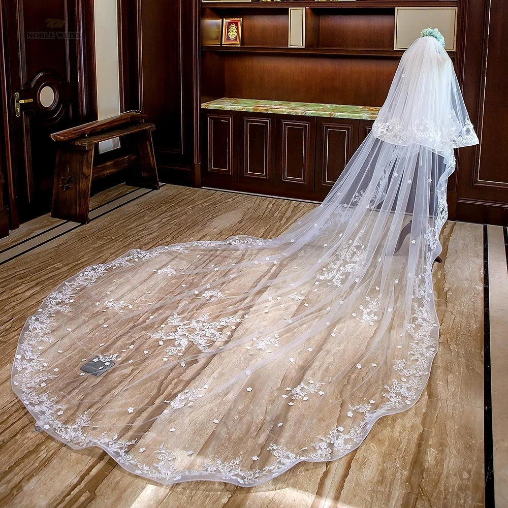 2 tier cathedral veil