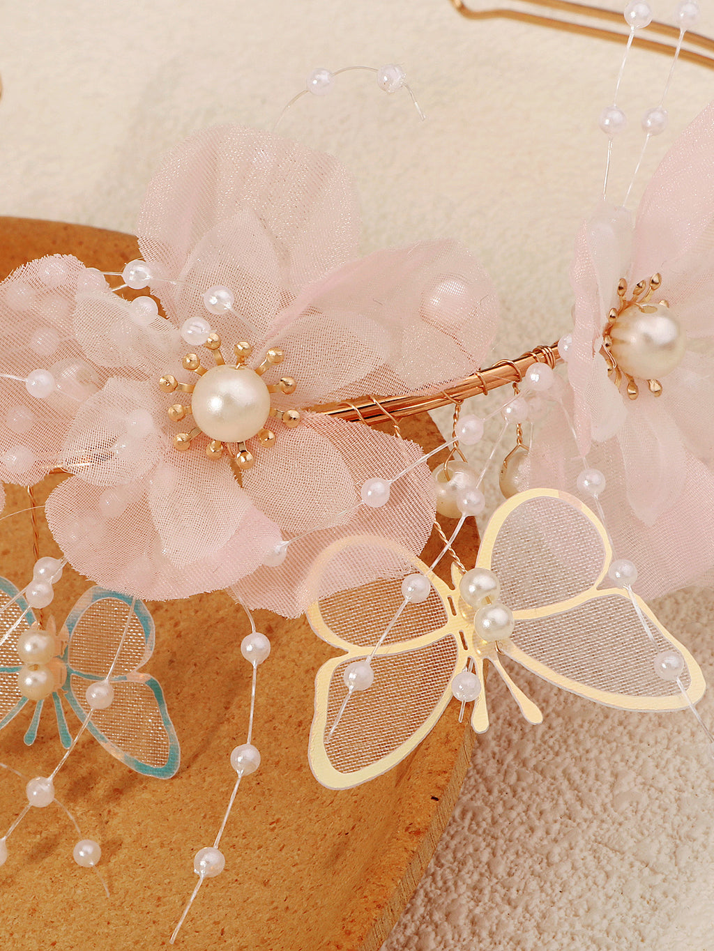 Butterfly shimmering headband