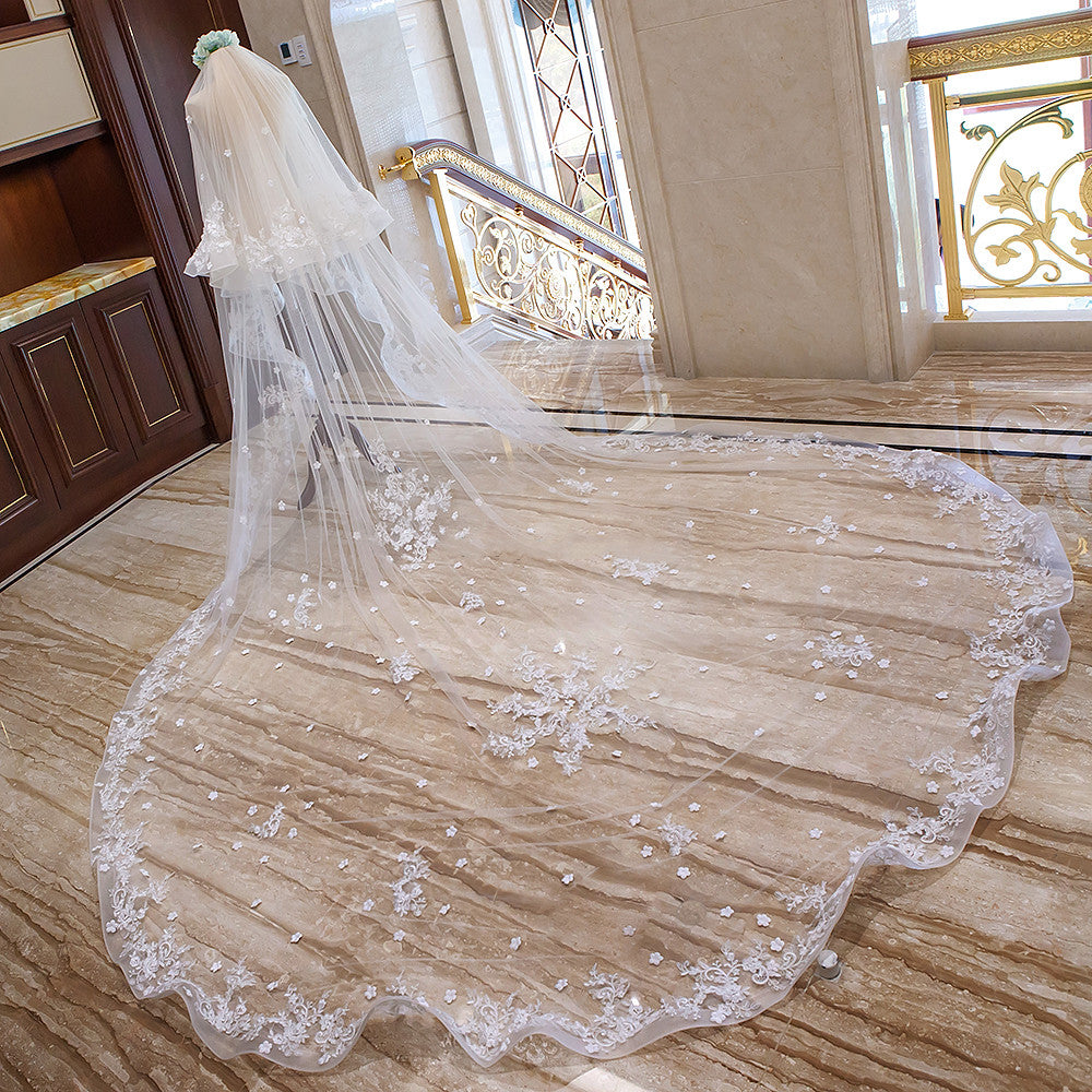 2 tier cathedral veil