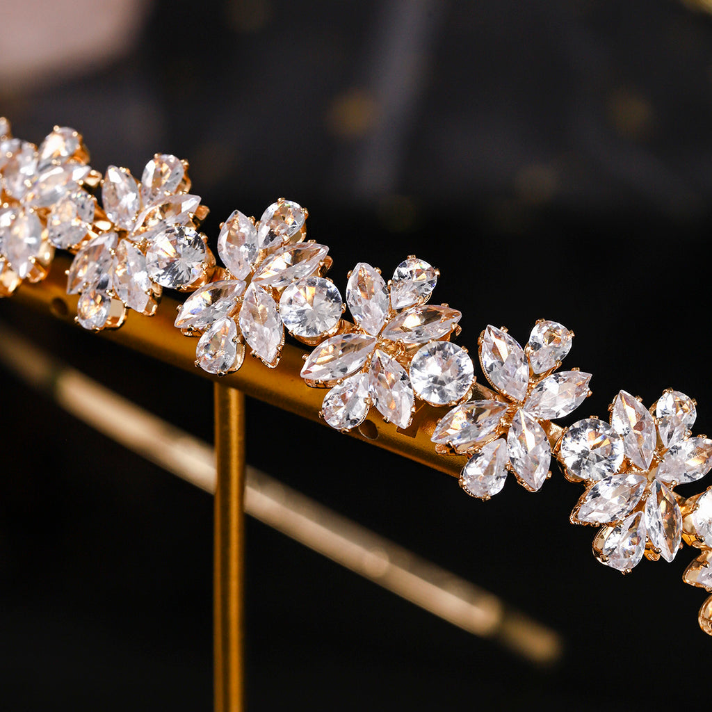 Luxury zirconia hairband