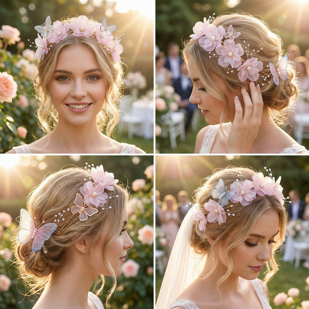 Butterfly shimmering headband