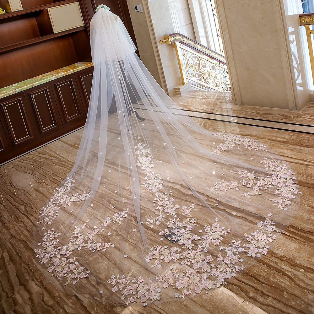 2 tier cathedral veil